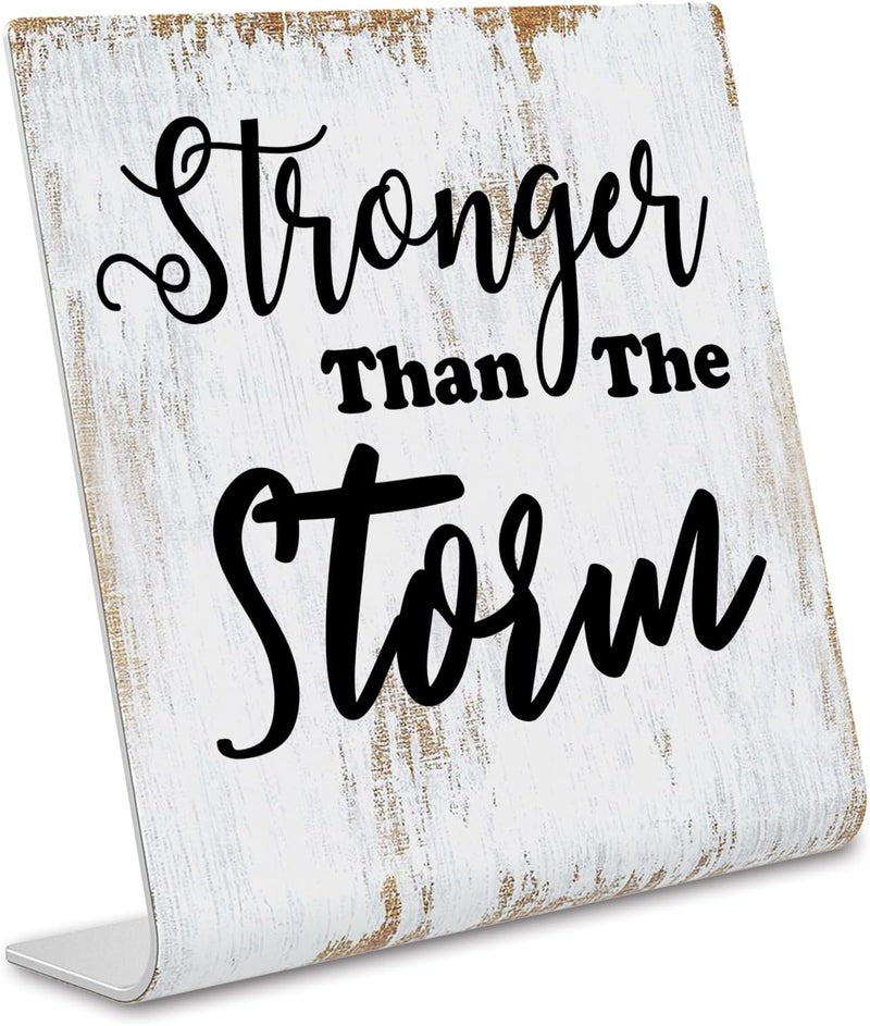 TRCENDE Inspirational Quotes Decor Gifts for Women, Motivational Desk Sign, Decoration On Shelf Table Desk for Living Room Home Office Gift for Sisters Friends Nurse Worker Daughter Son Coworker dksg9 - Image 1